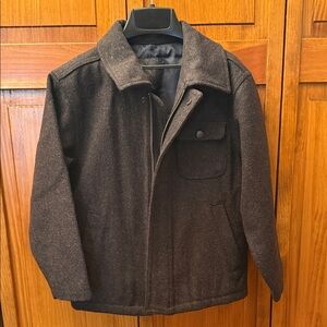 Adorable Boys size small Old Navy Charcoal Gray Boys lined coat worn twice NWOT